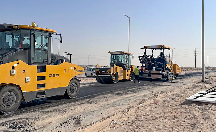 emc易倍成套化道路设备助力沙特2030愿景！