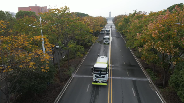 1+1＞2！emc易倍“洗扫清洗”黄金搭档，还原美丽天门靓丽本色